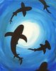 nadando con tiburonos que piensa ser delfines.jpg