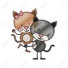 82262618-caricatura-de-silueta-de-crayón-de-color-con-par-de-gatos-uno-que-lleva-la-otra-ilust...jpg