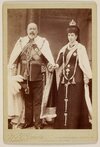 King Edward VII and Queen Alexandra at their first opening of Parliamen.jpg