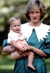 Pictures of Prince William - Prince William as a toddler with his mother Princess Diana.JPG