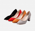 png-transparent-shoe-high-heeled-footwear-four-different-color-style-heels-color-splash-chines...png
