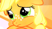 h89605__safe_applejack_animated_filly_crying_cutie-mark-chronicles.gif