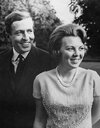 Princess Beatrix and her fiancé, Claus Von Amsberg.jpg