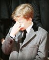 An emotional Prince Gabriel at the funeral service for Queen Fabiola.jpg