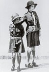 Lilibet (right) and Margaret as Girl Guides.jpg