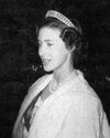Princess Margaret wearing a diamond bandeau on loan from her grandmother Queen Mary (2).jpg