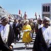 Queen Elizabeth II i during a walkabout in Muscat while visiting Oman, 1979.jpg