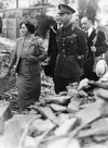 King George VI and Queen Elizabeth touring bombed districts in north west London in 1940.jpg