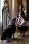 Princess Mary at 40 with dog  via hello magazine.jpg